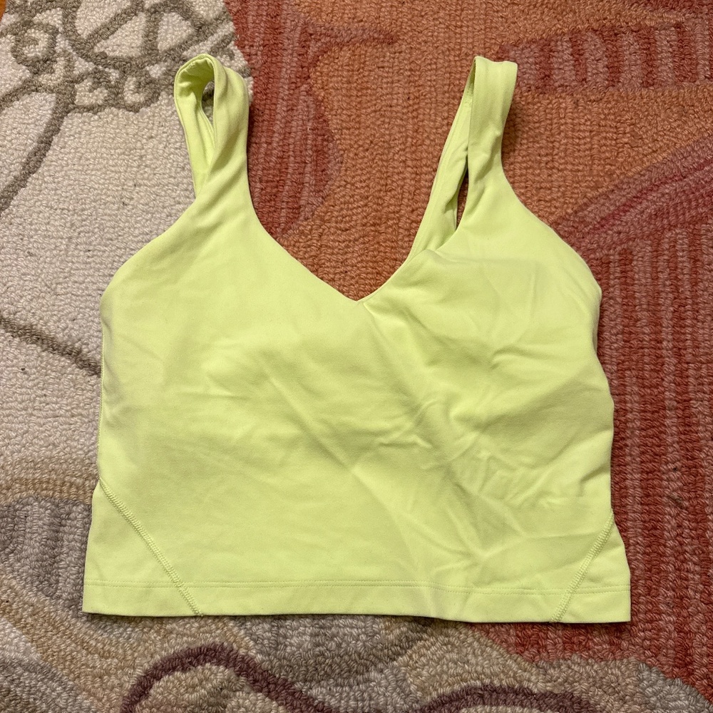 Lululemon Faded Zap Align Tank Size 4